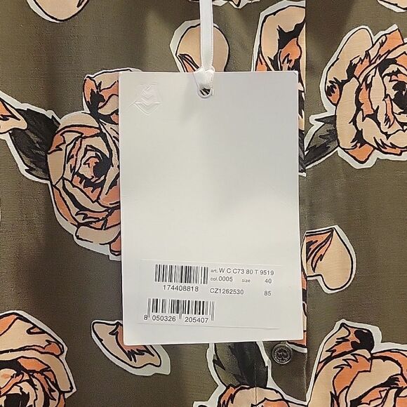 Love Moschino Floral Rose Long Sleeve Button Down Shirt - Picture 3 of 12